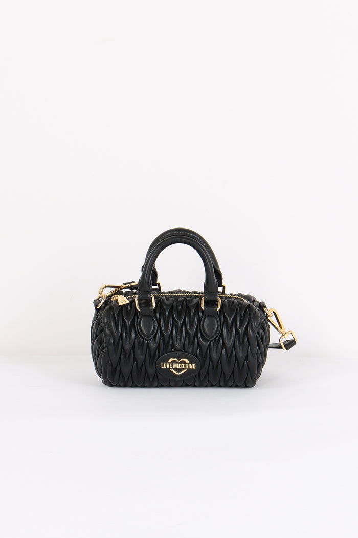 Bauletto Piccolo Goffrato Cuor Nero