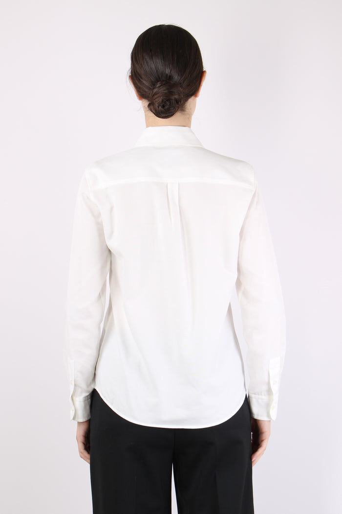 Nichel Camicia Cotone Basica Off White-4