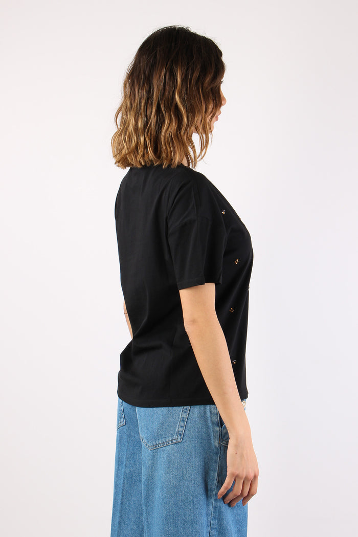 T-shirt Tigre Dalmata Nero-6