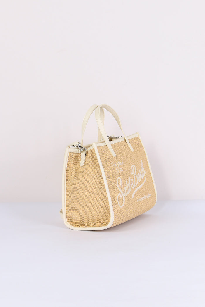 Vivian Mid Paglia Profilo Contrasto Beige/bianco-7
