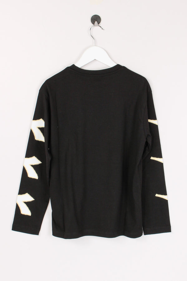 T-shirt Cotone Logo Nero-2