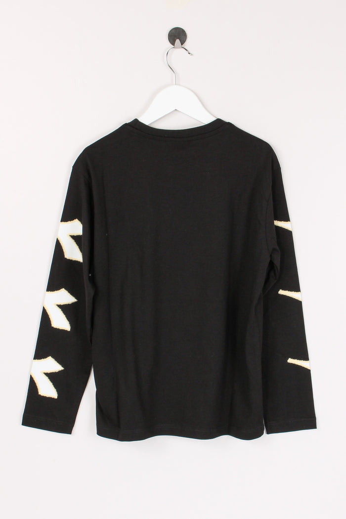 T-shirt Cotone Logo Nero-2