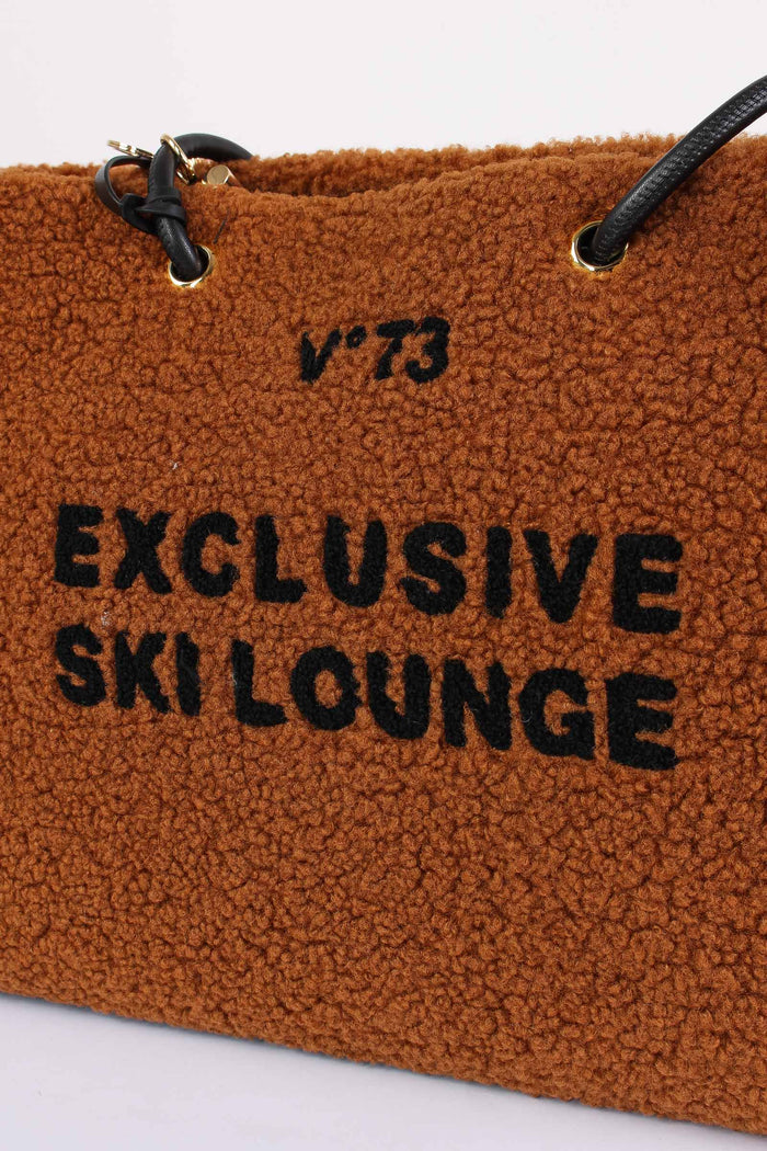 Ski Lounge Shopping Teddy Cuoio/nero-4
