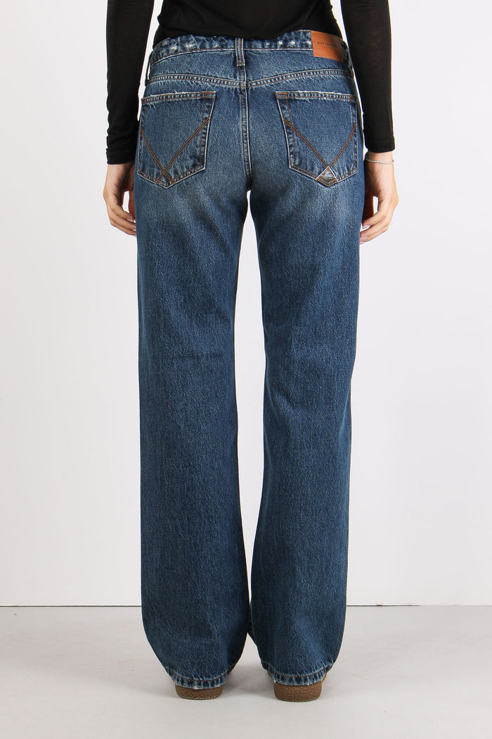 Denim Boyfriend Denim Medio-5