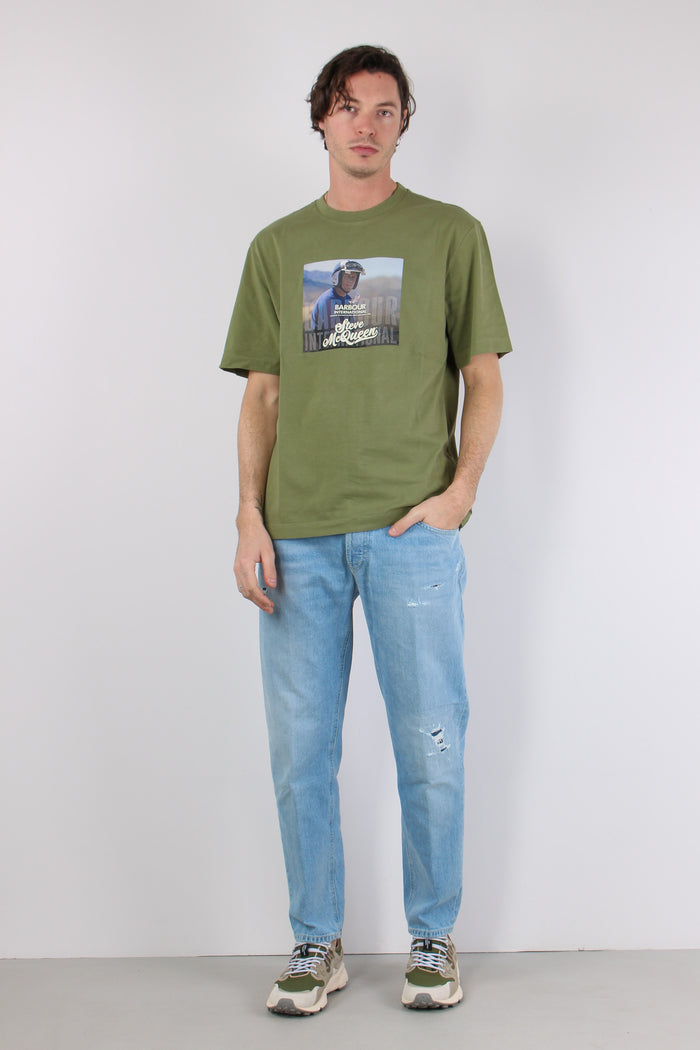 T-shirt Stampa Steve Mc Queen Olvine
