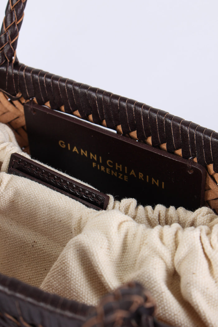 Paloma Shopping Mini Intreccio Choco-8