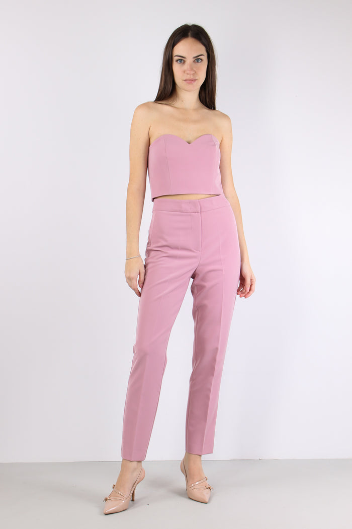 Pantalone Sigaretta Tessuto Tecnico Our Pink