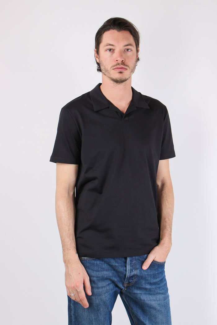 Polo Jersey Nero-5