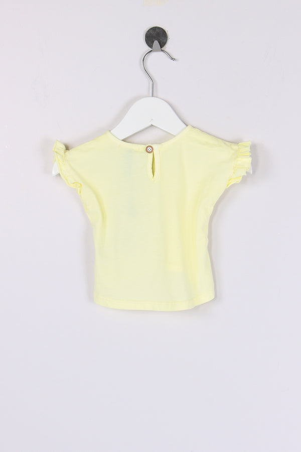 T-shirt Manica Aletta Lemon-2