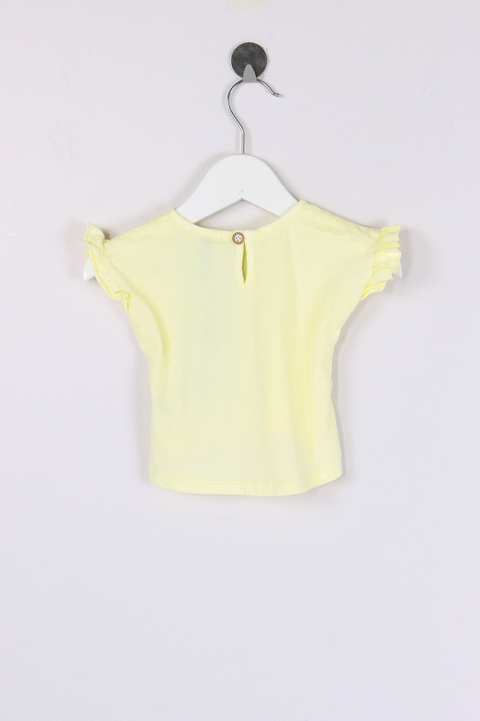 T-shirt Manica Aletta Lemon-2