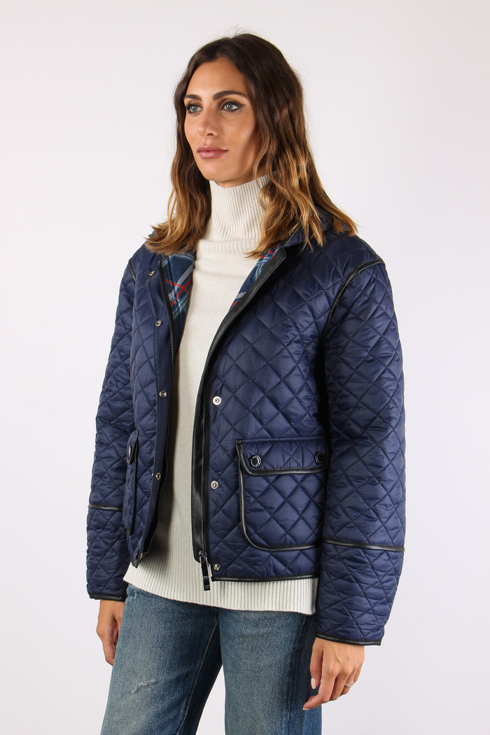 Beatrix Chanel Trapuntata Tasche Blu-4
