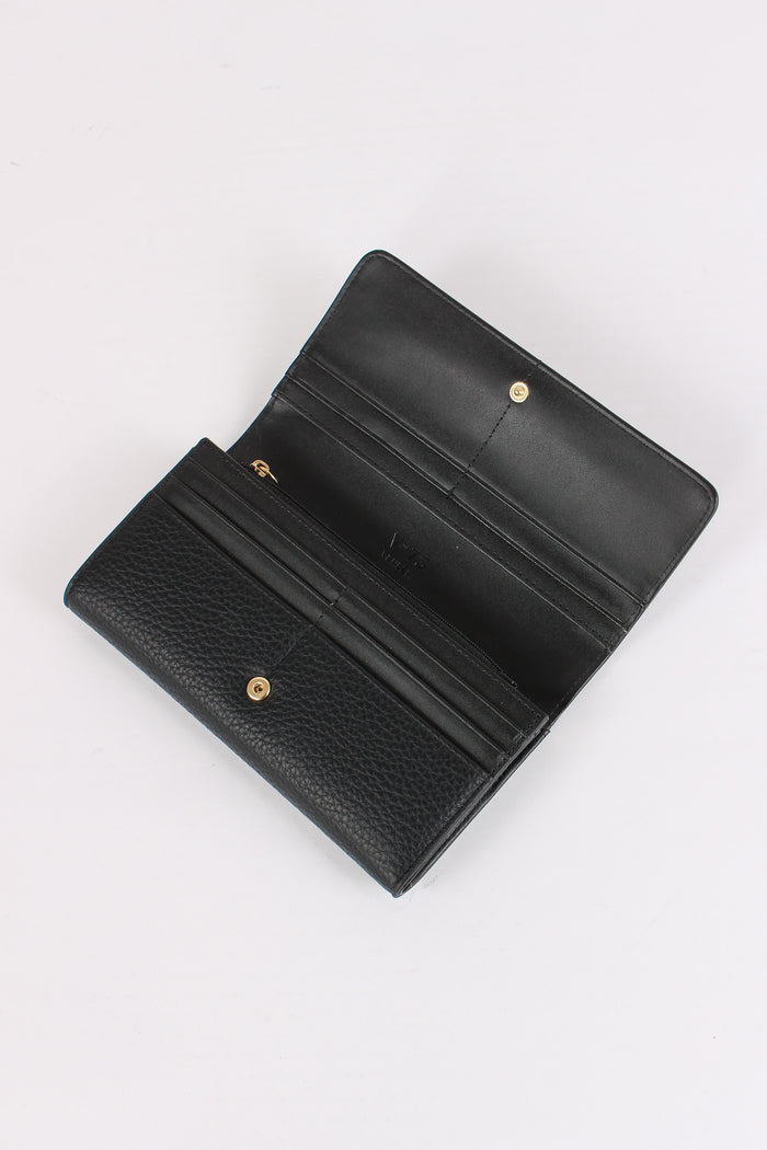 Federica W Portafoglio Grande Nero-5