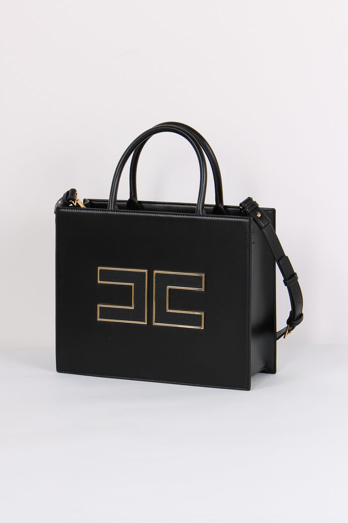 Shopping Rigida Grande Logo Nero-2