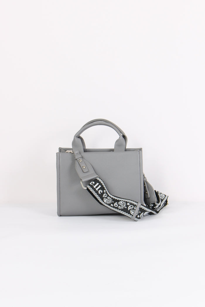 Shopping Rigida Bandana Grigio Ferro-4