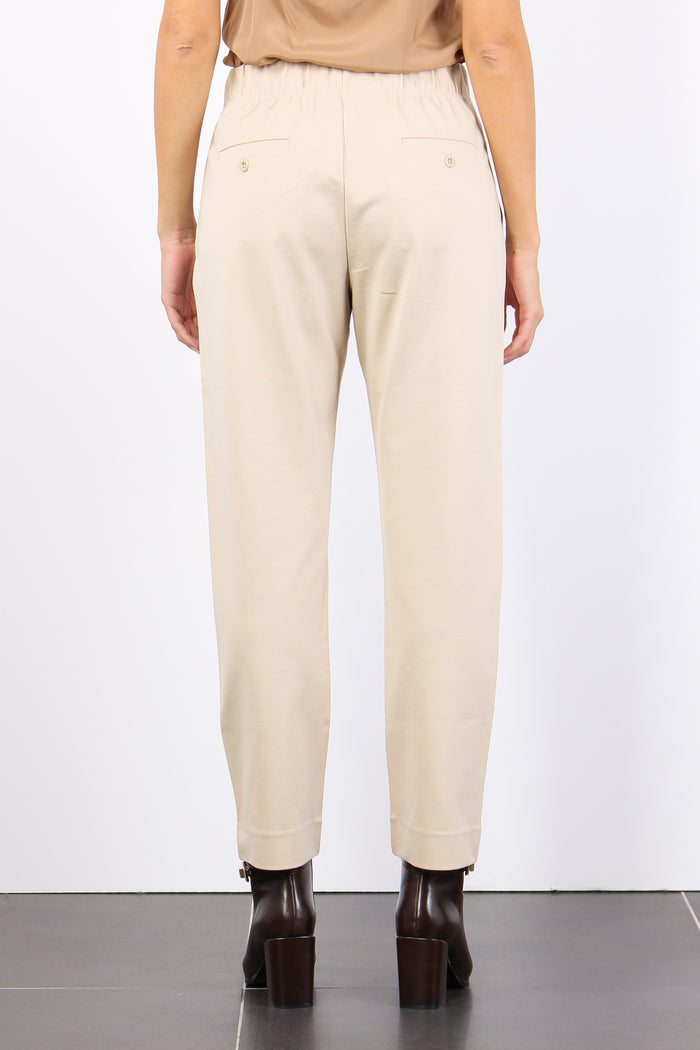 Elfo Pantalone Jersey Elasti Ecru-3