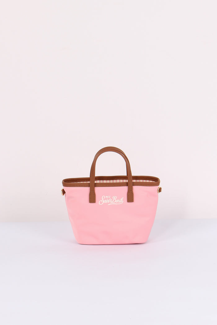 City Bag Mini Nylon Rosa