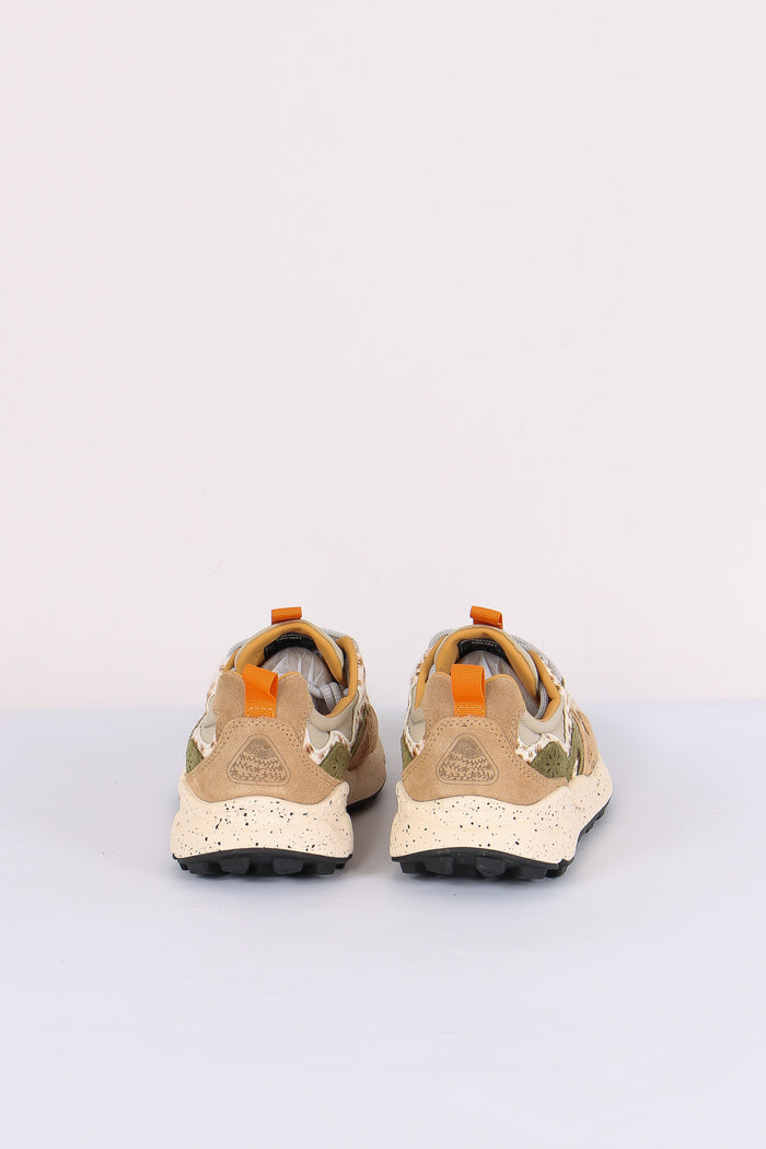 Sneakers Yamano  Cow Velour Beige/brown-3
