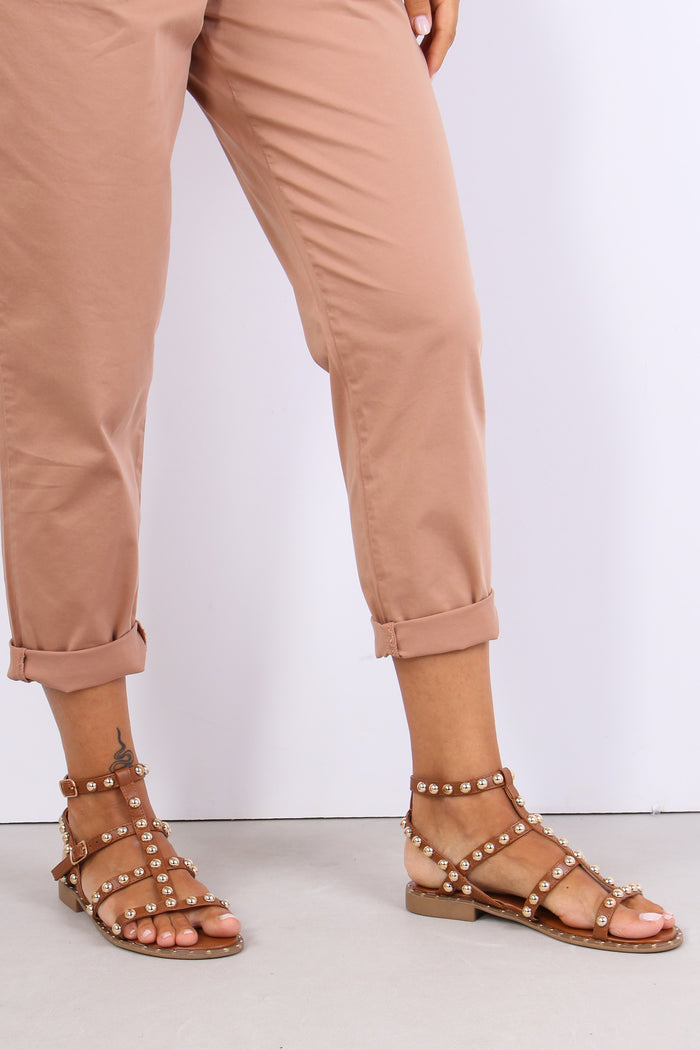 Pantalone Elastico Cotone Legg Nude-10
