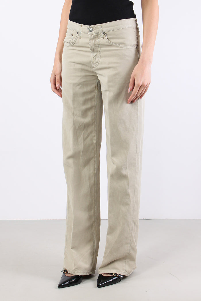 Jacklyn Pantalone Wide Leg Lino Lievito-3