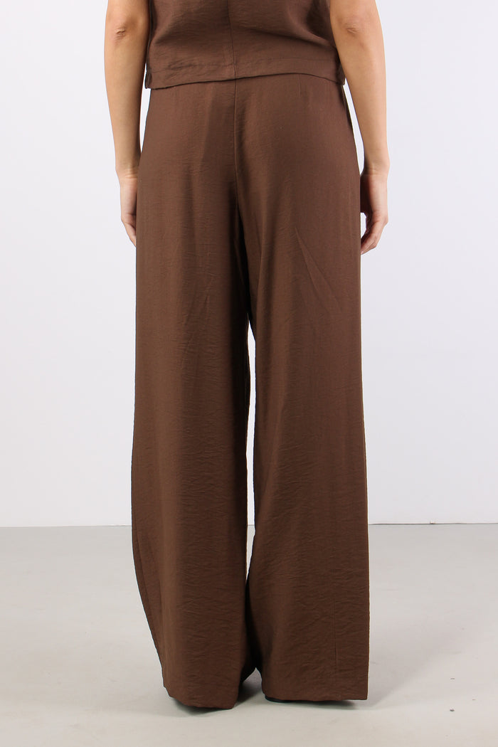 Pantalone Elastico Bottoni Moro-4