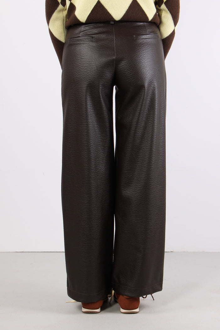Pantalone Palazzo Pelle Martel Moro-4