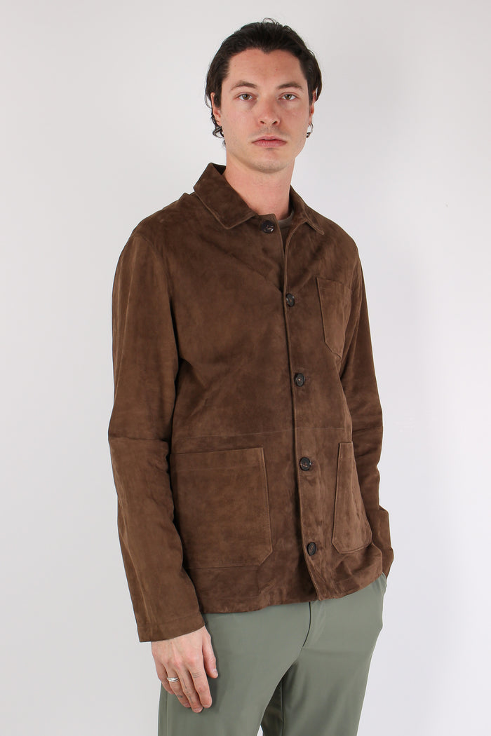 Giacca Suede Cappuccino-4