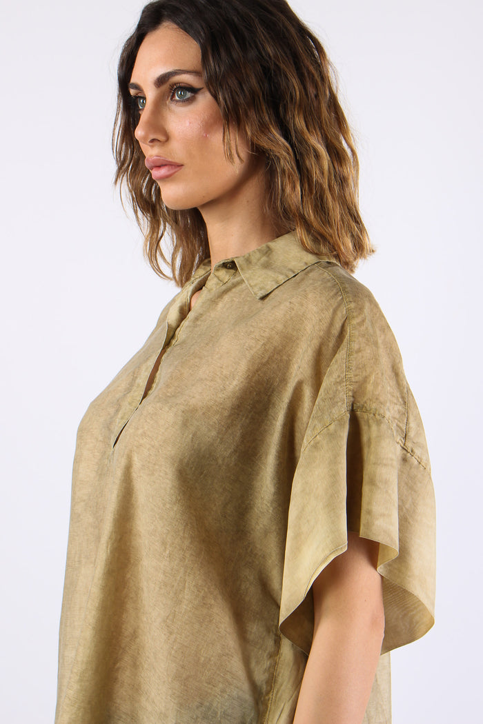 Camicia Over M/m Olio-7