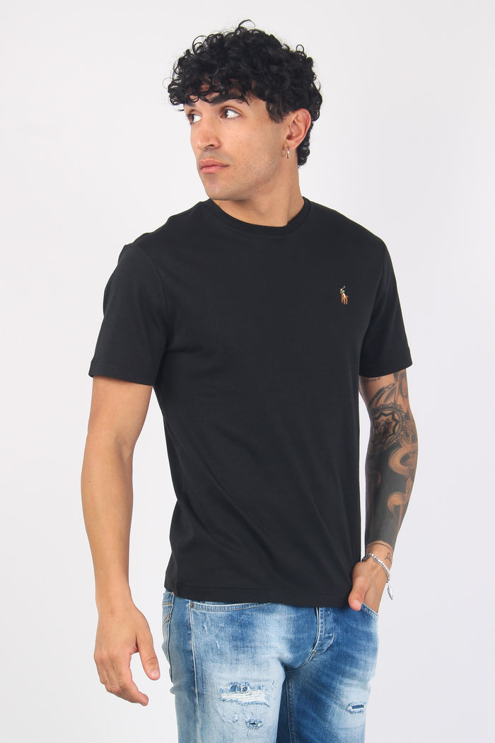 T-shirt Cotone Custom Black-3