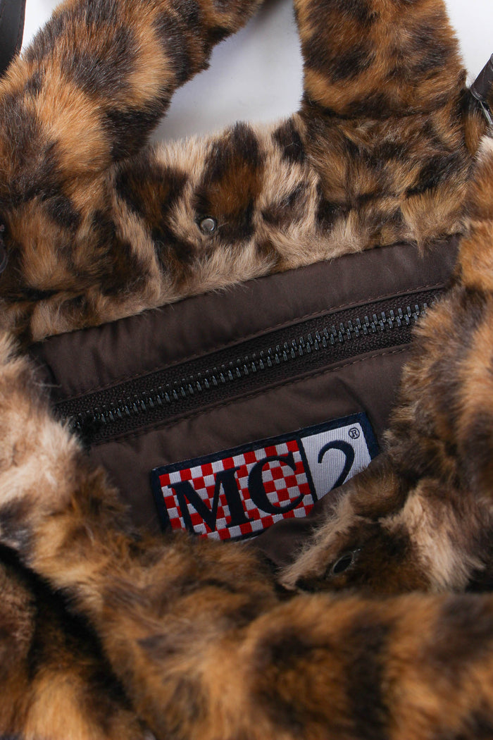 Borsa Mano Pelliccia Animalier Leopard-8
