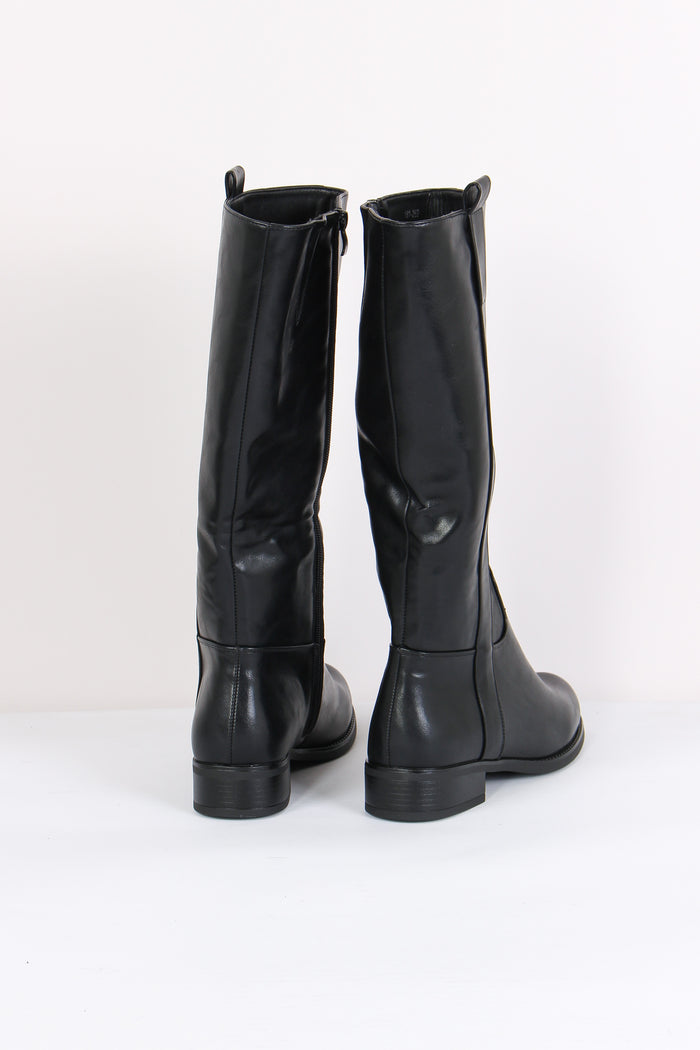 Stivale Gambale Zip Black-3