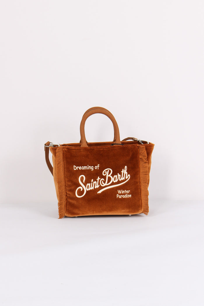 Shopping Piccola Velluto Beige