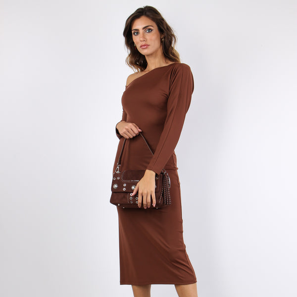 Abito Lungo Asimetrico Moro-2