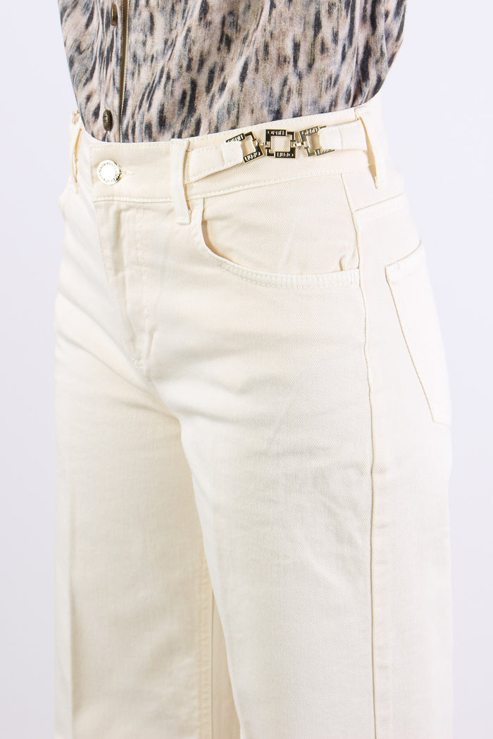 Pantalone Flare Applicazione Passanti Angora-7