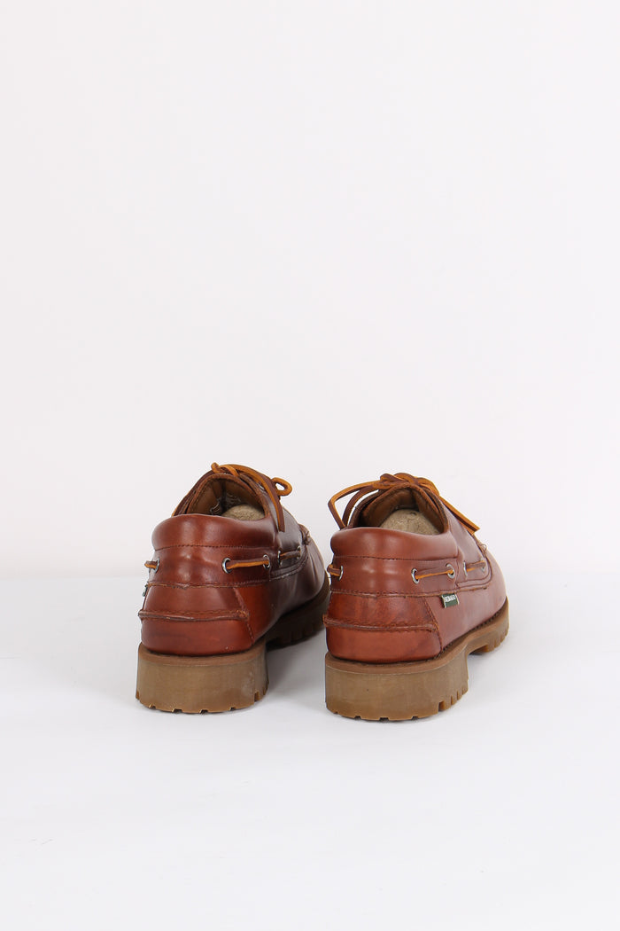 Scarpa Pelle 3 Fori Brown-3