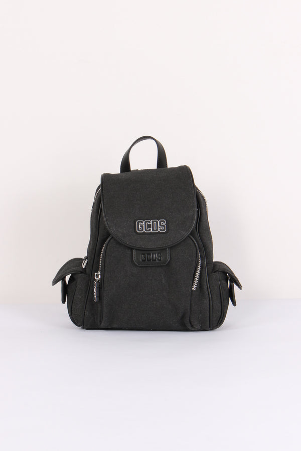 Zaino Denim Logo Black