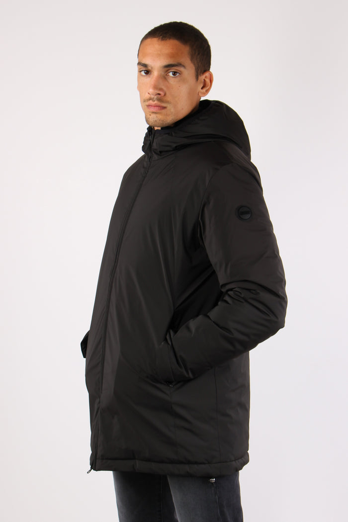 Soprabito Liscio Ovatta Nero-3