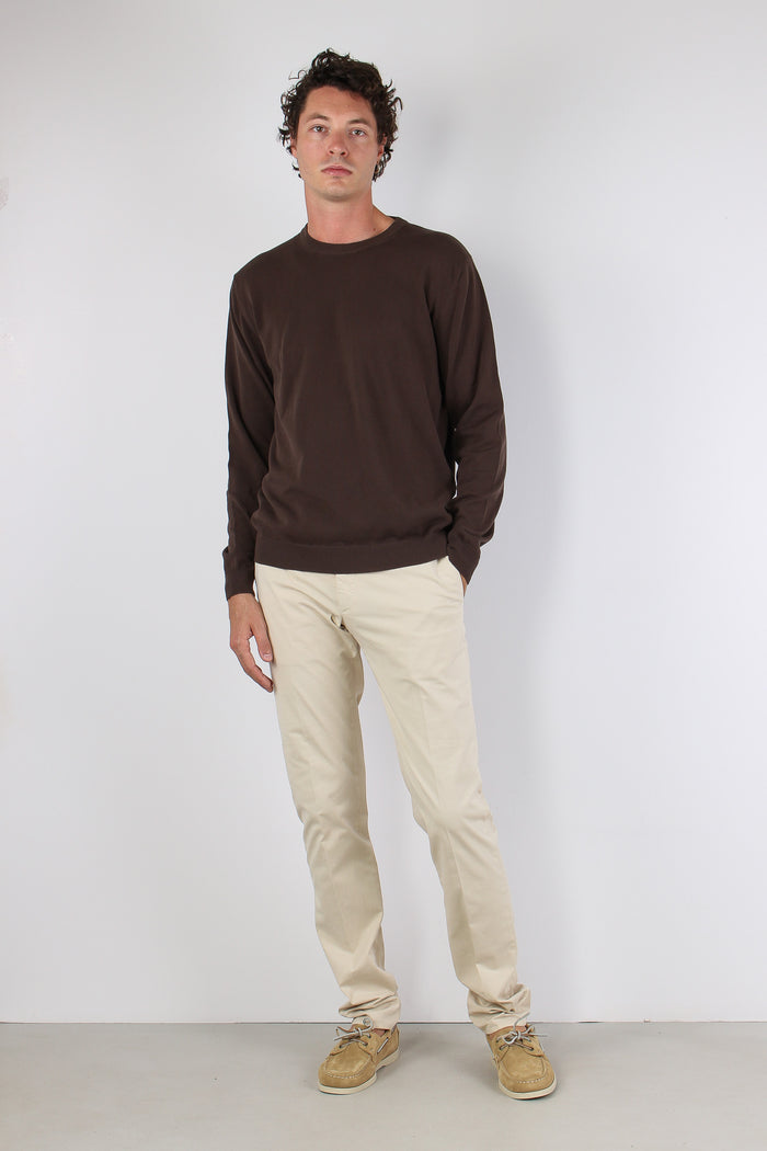 Maglia Girocollo Crepe Moro-5