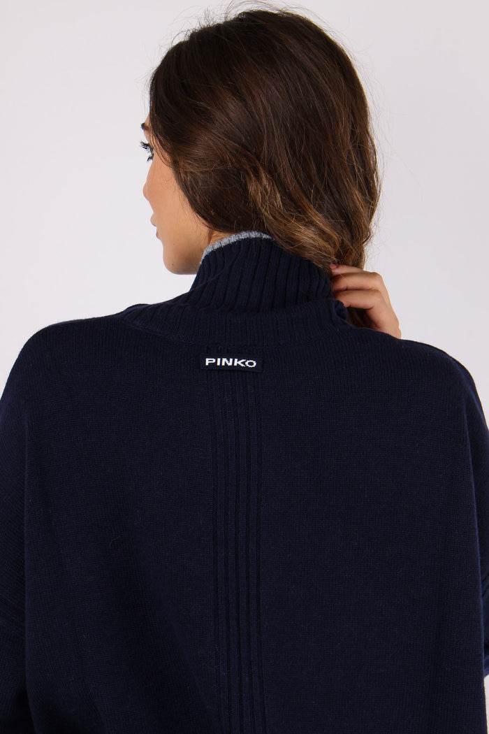 Falkland Collo Alto Misto Cach Blu Scurissimo-6