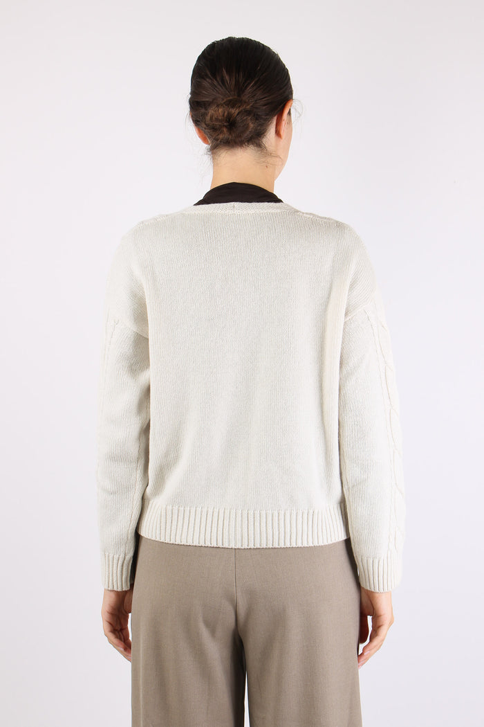 Cardigan Treccia Ghiaccio-5