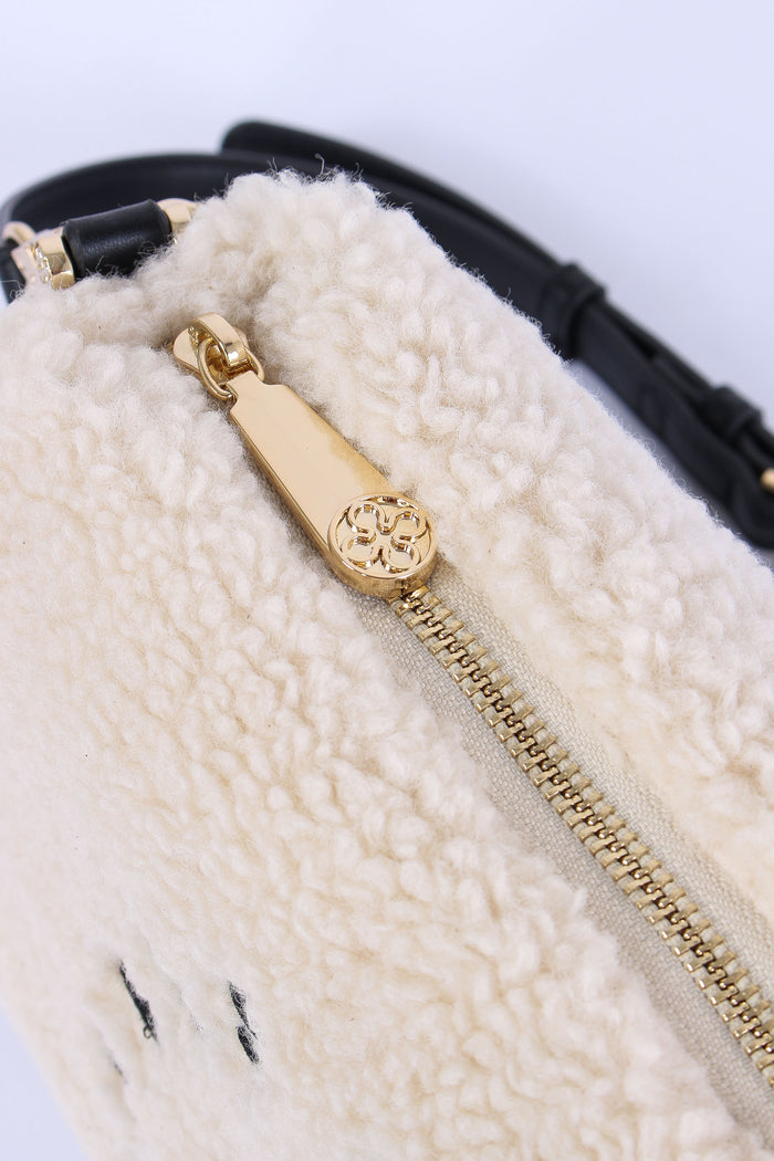 Ski Glam Baguette Teddy Bianco/nero-8