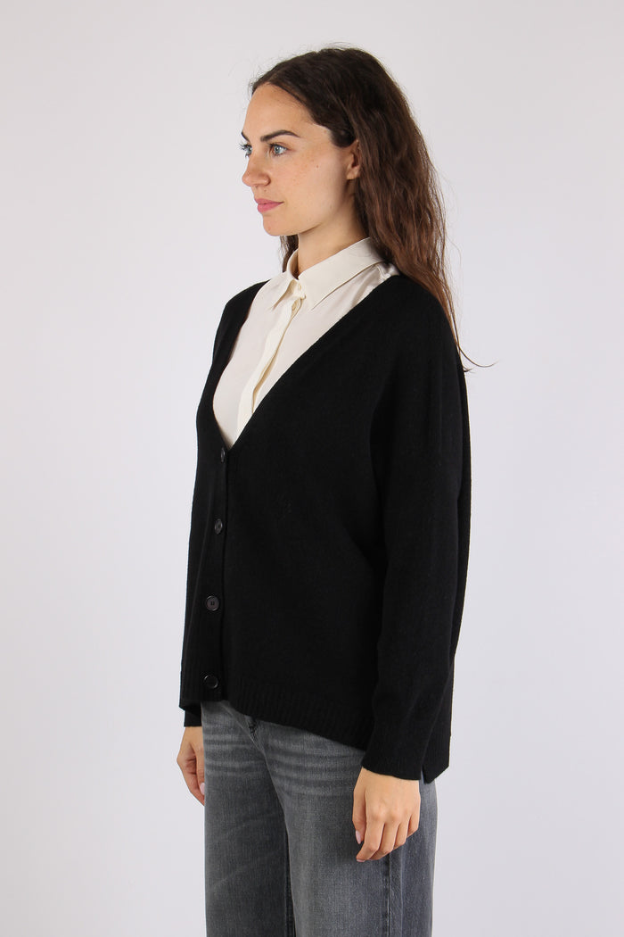 Cardigna Over Maglia Meteorite-4