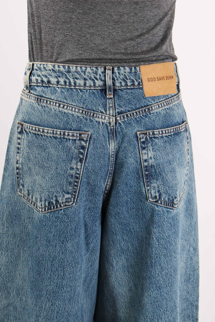 Gemma Pantagonna Denim Denim Medio-7