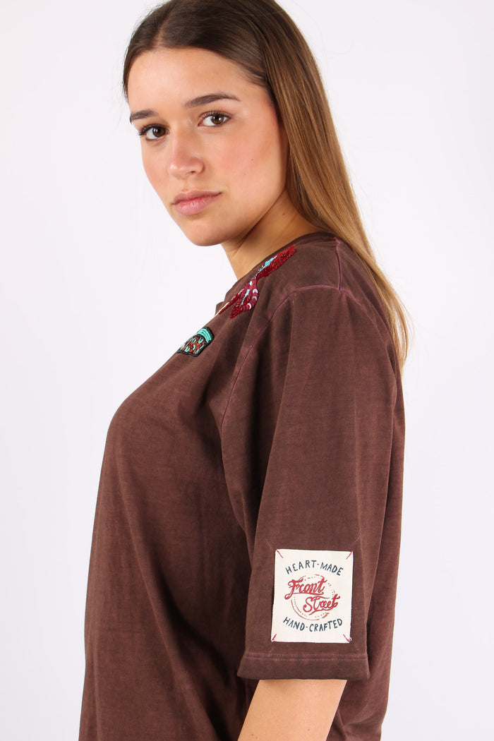 T-shirt Patch Ricami Unica-9