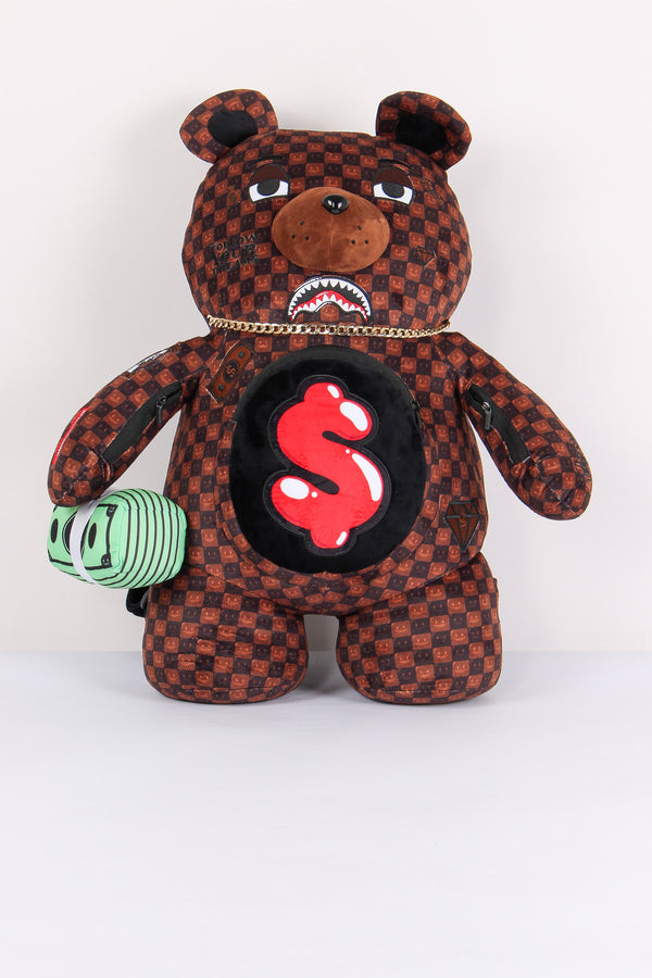 Backpack Moneybear Shark Marrone