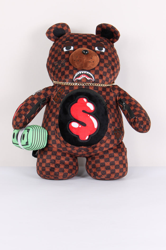 Backpack Moneybear Shark Marrone