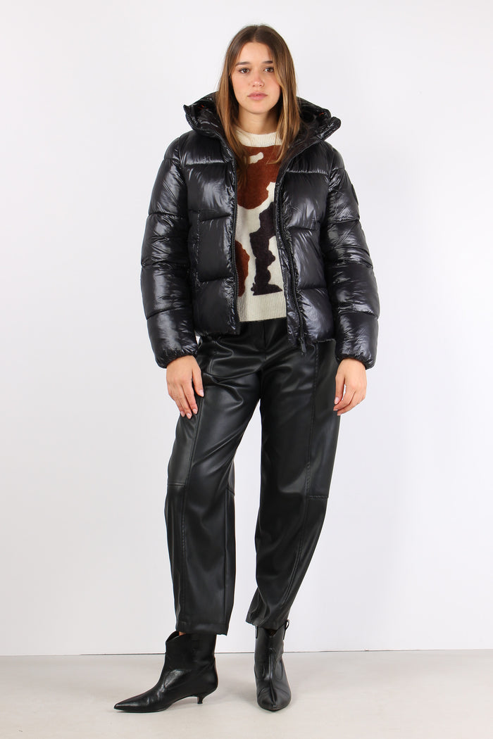 Biddy Piumino Cappuccio Luci Black-2