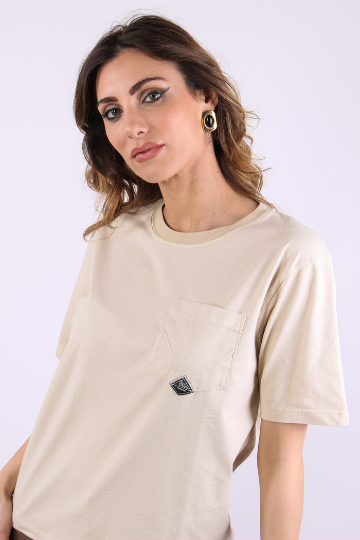 T-shirt Taschino Jersey Cream-7