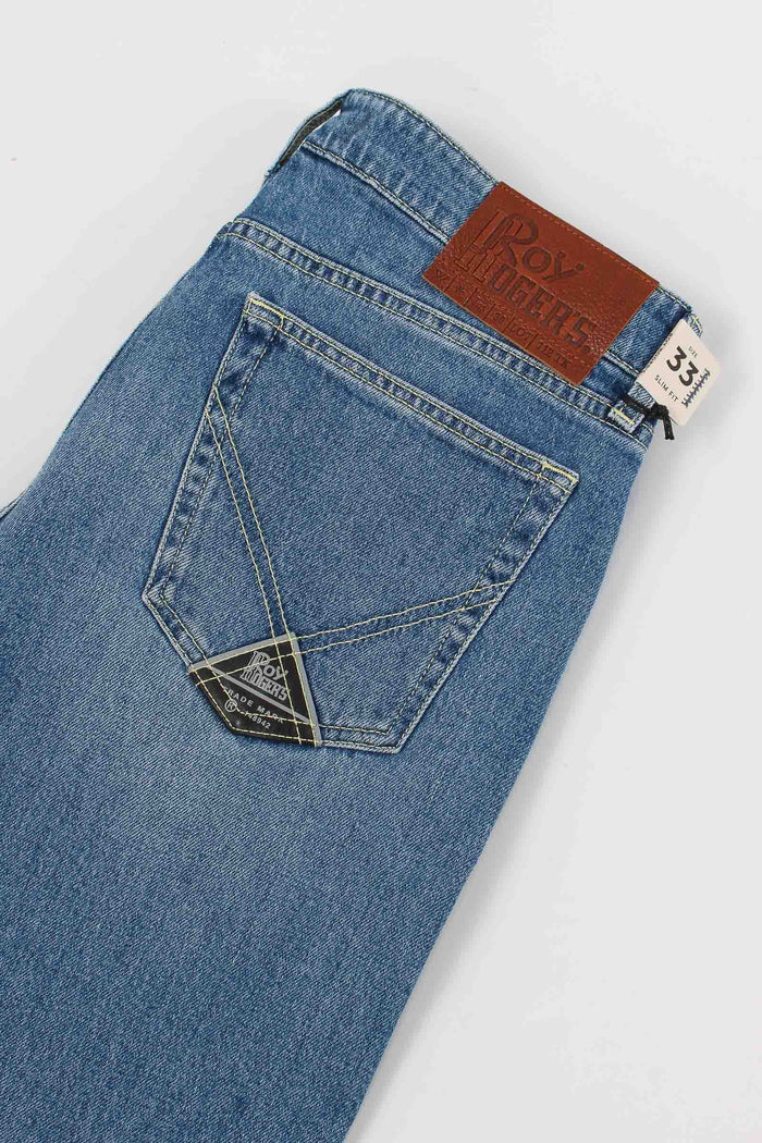 Denim Slim Fit Denim Chiaro-5