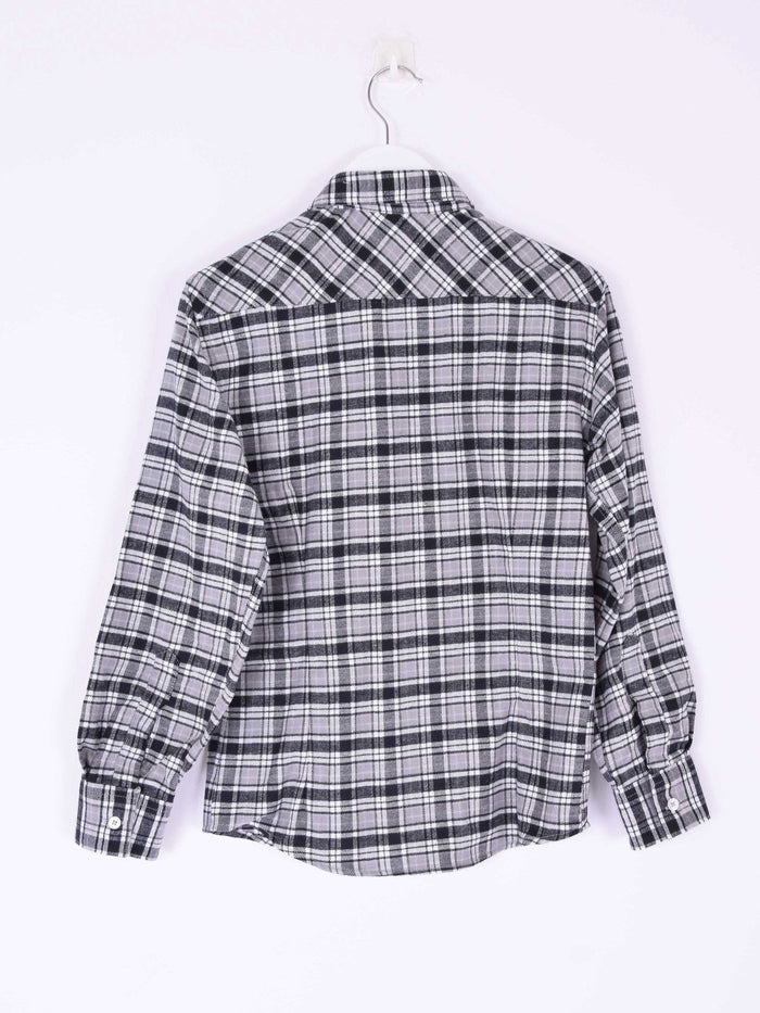 Camicia Check Nero/grigio-2