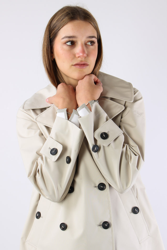 Sofi Peacoat Nylon Shore Beige-3